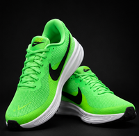 NIKE MEN'S NEON GREEN RUNNING SHOES | BREATHABLE LIGHTWEIGHT SPORTS SNEAKERS