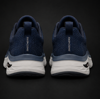 SKECHERS GO WALK ARCH FIT RUNNING SHOES - NAVY BLUE COMFORT SNEAKERS