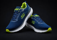 SKECHERS MEN’S NAVY BLUE LIGHTWEIGHT RUNNING SHOES