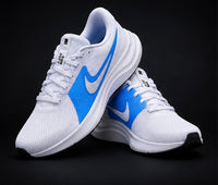 NIKE MEN’S WHITE BLUE LIGHTWEIGHT RUNNING SHOES
