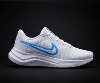 NIKE MEN’S WHITE BLUE LIGHTWEIGHT RUNNING SHOES