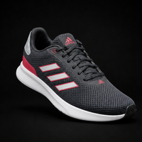 ADIDAS MEN'S GREY RUNNING SHOES | BREATHABLE LIGHTWEIGHT SPORTS SNEAKERS