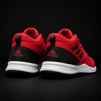ADIDAS MEN'S RED SPORTS RUNNING SHOES | LIGHTWEIGHT TRAINING SNEAKERS