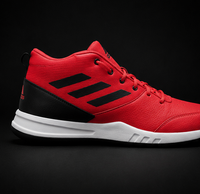 ADIDAS MEN'S RED SPORTS RUNNING SHOES | LIGHTWEIGHT TRAINING SNEAKERS
